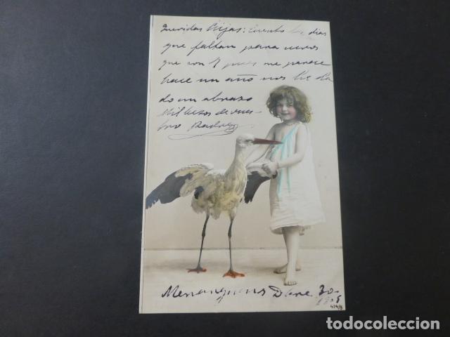 Postales: NI&Ntilde;A CON CIG&Uuml;E&Ntilde;A POSTAL - Foto 1