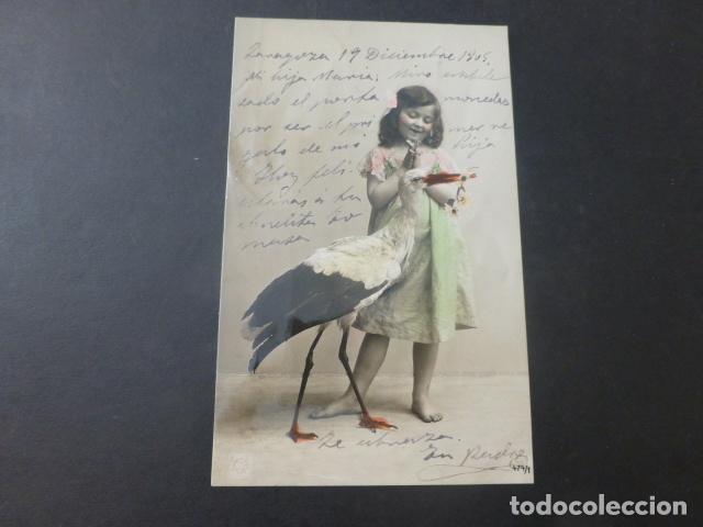 Postales: NI&Ntilde;A CON CIG&Uuml;E&Ntilde;A POSTAL - Foto 1