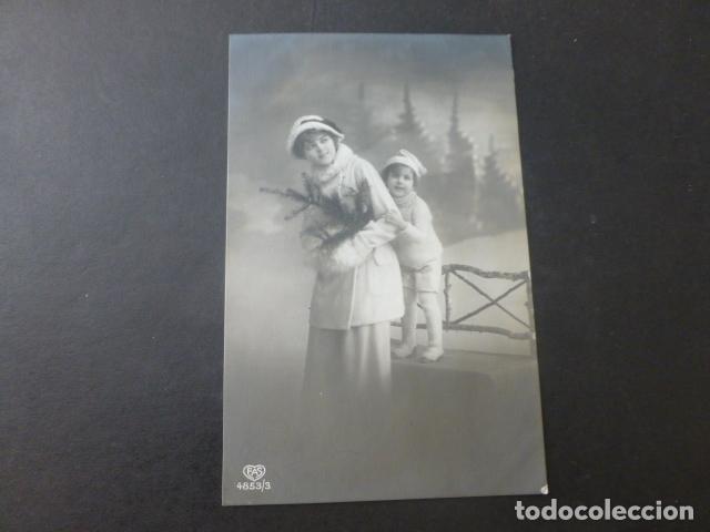 Postales: NI&Ntilde;OS EN INVIERNO POSTAL - Foto 1