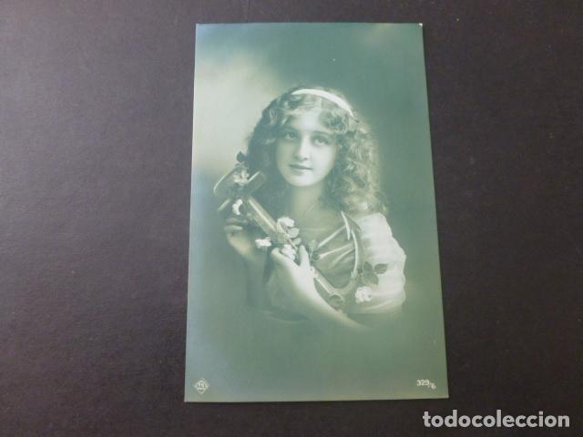 Postales: NI&Ntilde;A CON ANCLA POSTAL - Foto 1