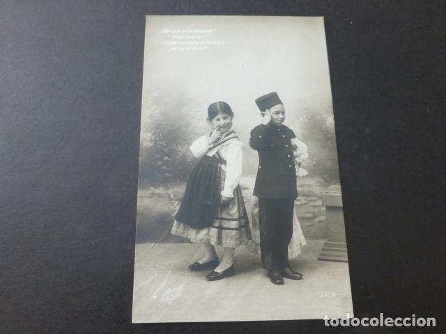 Postales: NI&Ntilde;ERA Y SOLDADO POSTAL - Foto 1