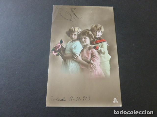 Postales: NI&Ntilde;OS CON MADRE POSTAL - Foto 1