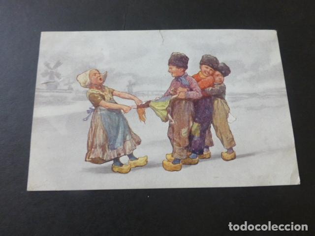 Postales: NI&Ntilde;OS HOLANDESES POSTAL - Foto 1