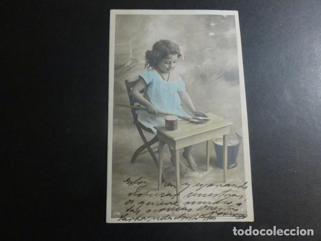 Postales: NI&Ntilde;A JUGANDO POSTAL - Foto 1