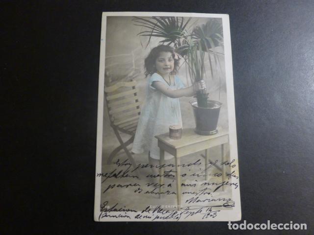 Postales: NI&Ntilde;A JUGANDO POSTAL - Foto 1