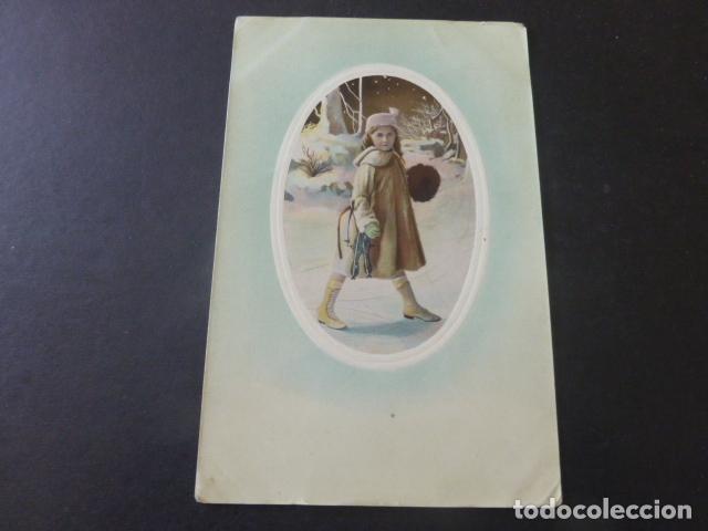 Postales: NI&Ntilde;A EN LA NIEVE POSTAL - Foto 1