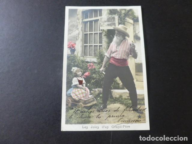 Postales: ABUELO Y NIETA POSTAL - Foto 1