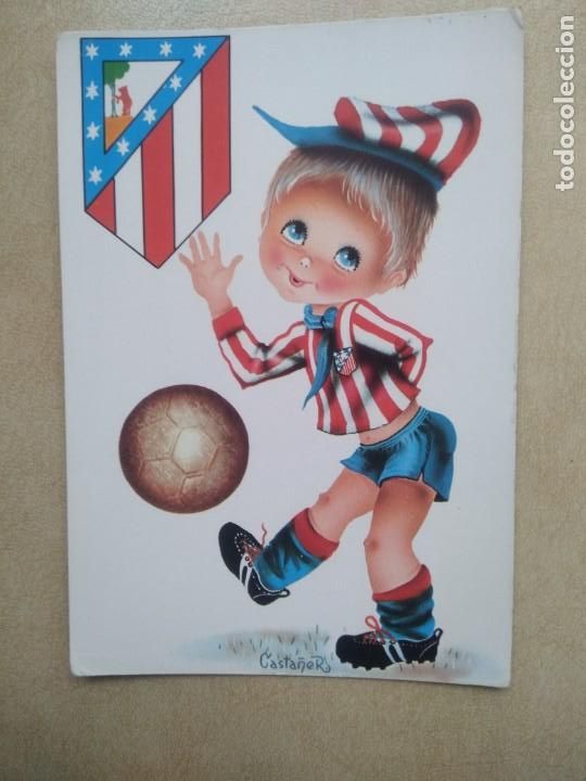 Postales: Postal atletico de madrid - Foto 1