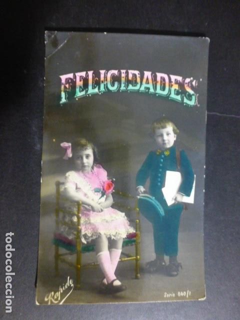 Postales: NI&Ntilde;A Y CARTERO POSTAL - Foto 1
