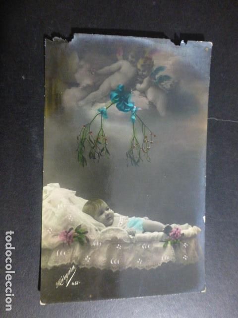 Postales: NI&Ntilde;A EN LA CUNA POSTAL - Foto 1