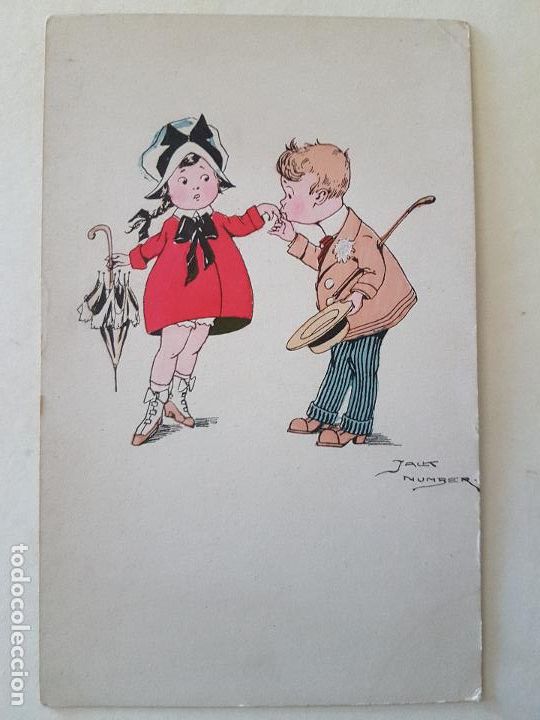 Postales: NI&Ntilde;OS ELEGANTES POSTAL - Foto 1