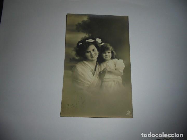 Postales: NI&Ntilde;A CON MAMA CIRCULADA 1910 - Foto 1