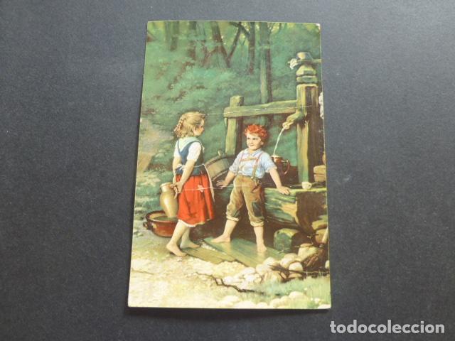 Postales: NI&Ntilde;OS EN FUENTE POSTAL - Foto 1