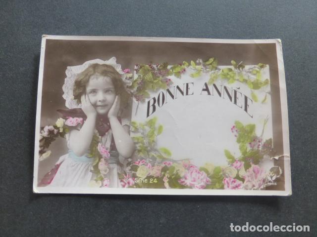 Postales: NI&Ntilde;A CON FLORES POSTAL - Foto 1