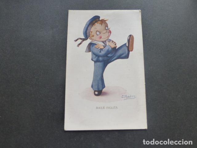 Postales: BAILE INGLES IBA&Ntilde;EZ ILUSTRADOR POSTAL - Foto 1