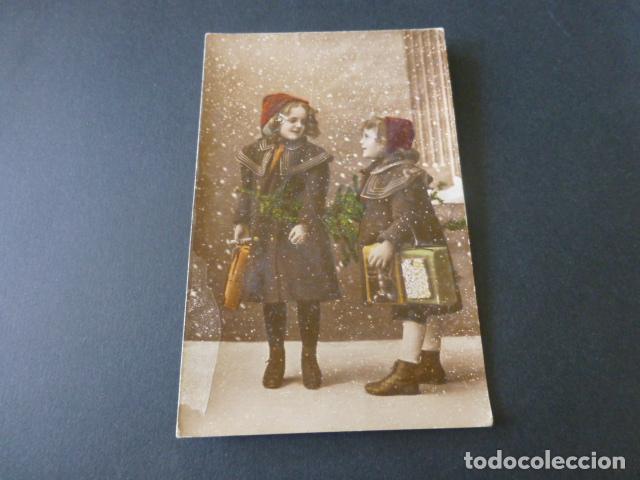 Postales: NI&Ntilde;AS EN INVIERNO POSTAL - Foto 1