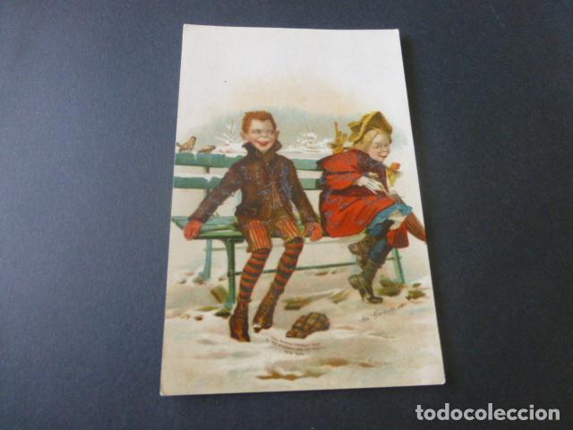 Postales: NI&Ntilde;OS BROMEANDO POSTAL - Foto 1