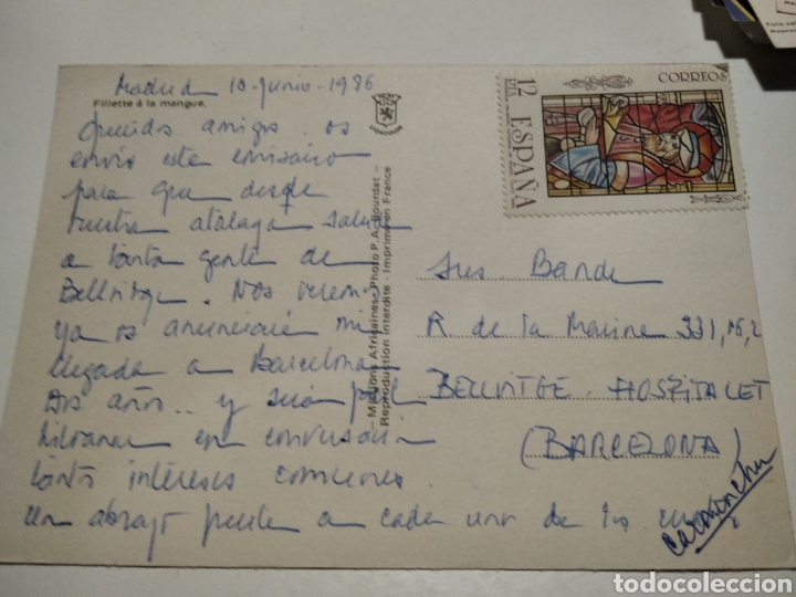 Postales: Postal ni&ntilde;a con Mango - Foto 1