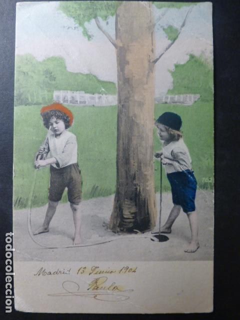 Postales: NI&Ntilde;OS JUGANDO POSTAL - Foto 1