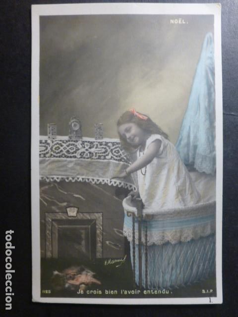 Postales: NI&Ntilde;A EN CUNA POSTAL - Foto 1