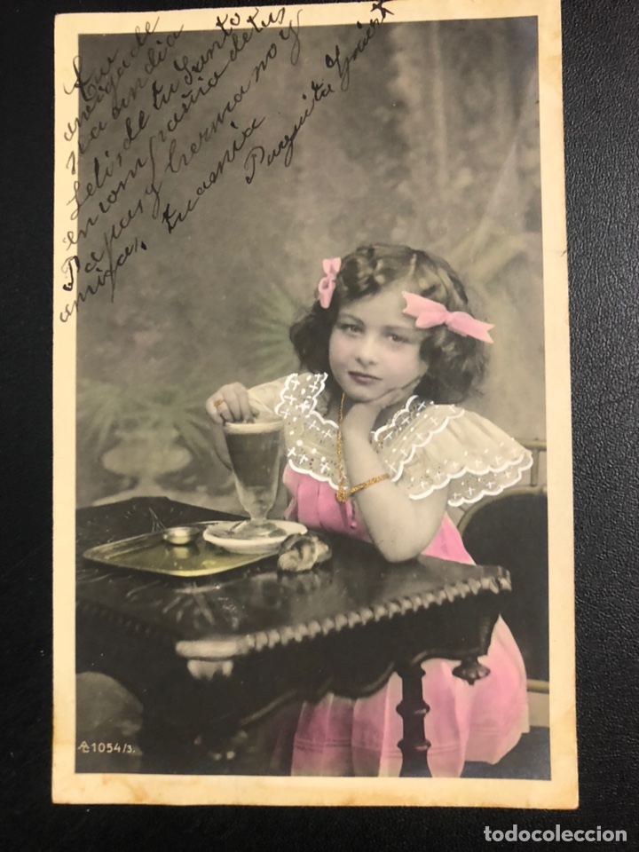 Postales: Tarjeta postal ni&ntilde;a - Foto 1