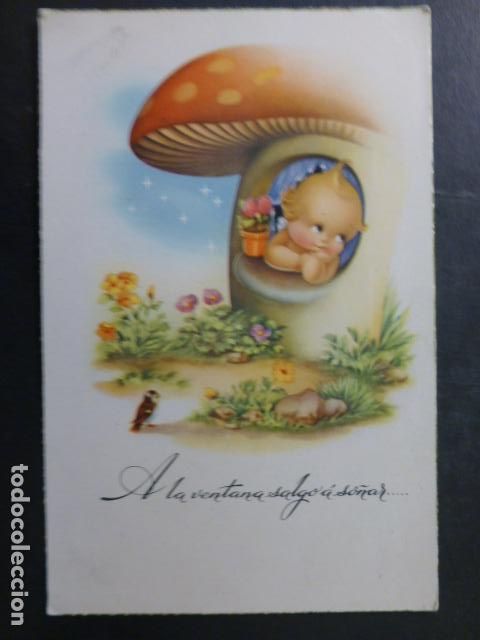 Postais: NI&Ntilde;O SENTADO POSTAL