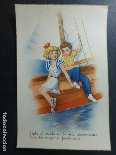 Postales: PAREJA DE NI&Ntilde;OS POSTAL - Foto 1