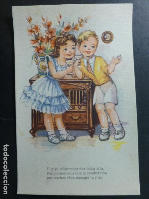 Postales: PAREJA DE NI&Ntilde;OS POSTAL - Foto 1