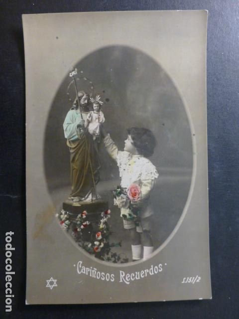 Postales: NI&Ntilde;O CON VIRGEN POSTAL - Foto 1