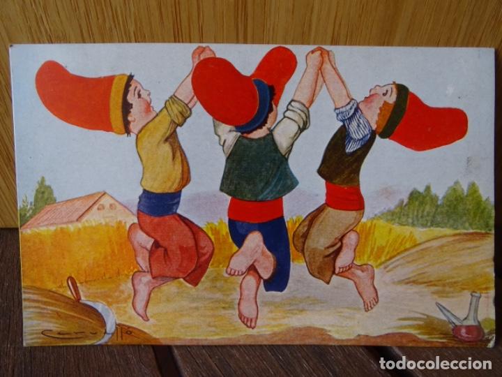 Postkarten: SARDANAS. 1289. CERVELLO.