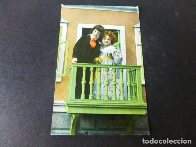 Postales: NI&Ntilde;OS EN BALCON POSTAL - Foto 1