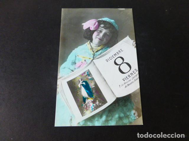 Postales: NI&Ntilde;A 8 DE DICIEMBRE POSTAL - Foto 1