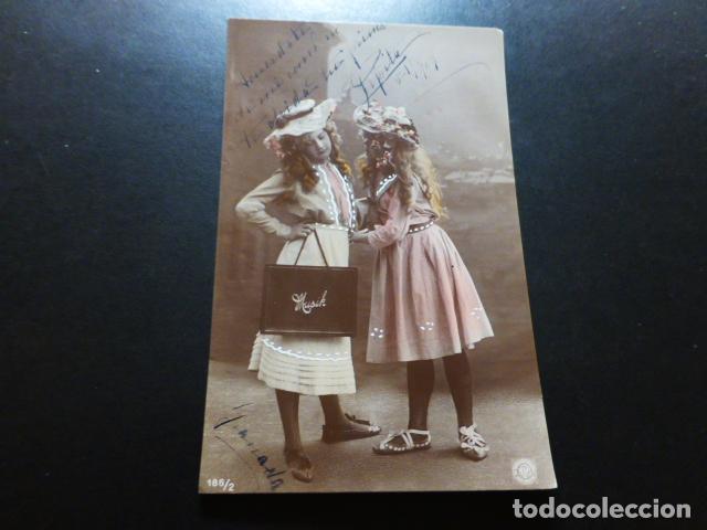 Postales: NI&Ntilde;AS ELEGANTES POSTAL - Foto 1