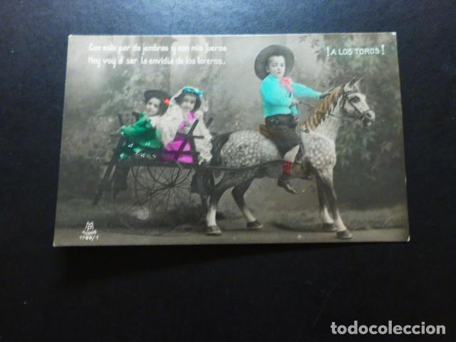 Postales: NI&Ntilde;OS A LOS TOROS POSTAL - Foto 1