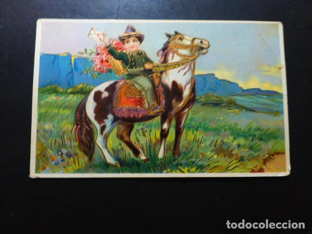 Postales: NI&Ntilde;O CARTERO A CABALLO POSTAL - Foto 1