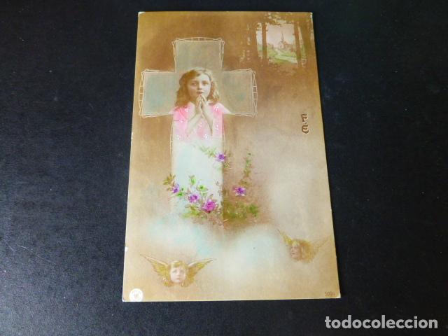Postales: NI&Ntilde;A REZANDO POSTAL - Foto 1