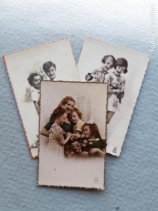 Postales: Lote de 3 postales de ni&ntilde;os. - Foto 1