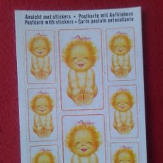 Postales: POSTAL POST CARD WITH STICKERS CON PEGATINAS 1983 MOREHEAD IJSSELSTEIN HOLLAND NIÑO NIÑA BEBE VER.... Lote 311159183