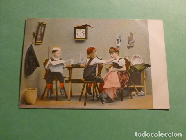 Postales: NI&Ntilde;OS EN EL HOGAR POSTAL - Foto 1