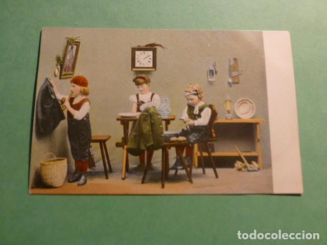 Postales: NI&Ntilde;OS EN EL HOGAR POSTAL - Foto 1