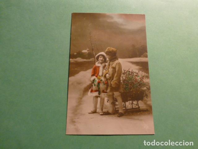 Postales: NI&Ntilde;OS EN INVIERNO POSTAL - Foto 1