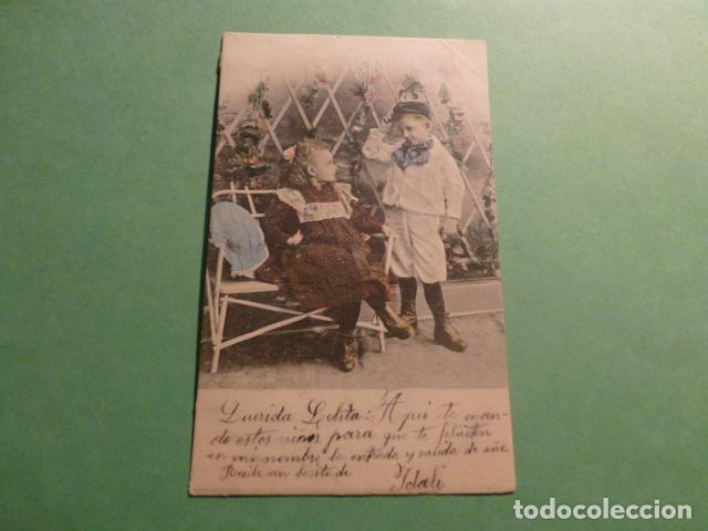 Postales: NI&Ntilde;OS ELEGANTES POSTAL - Foto 1