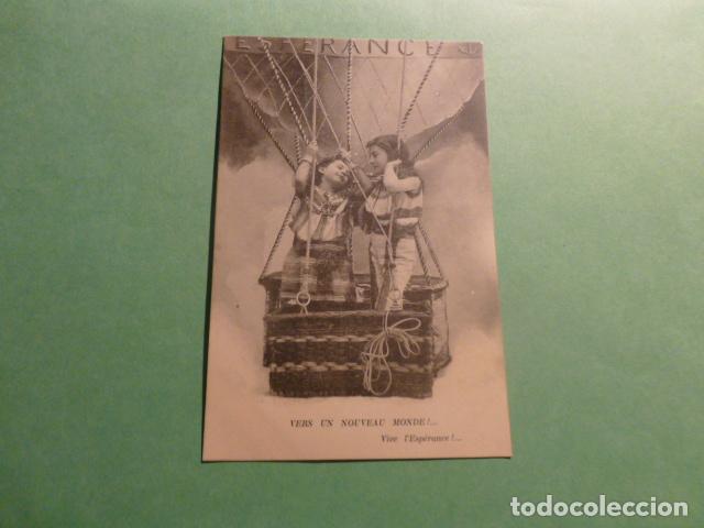 Postales: NI&Ntilde;OS ELEGANTES EN GLOBO POSTAL - Foto 1