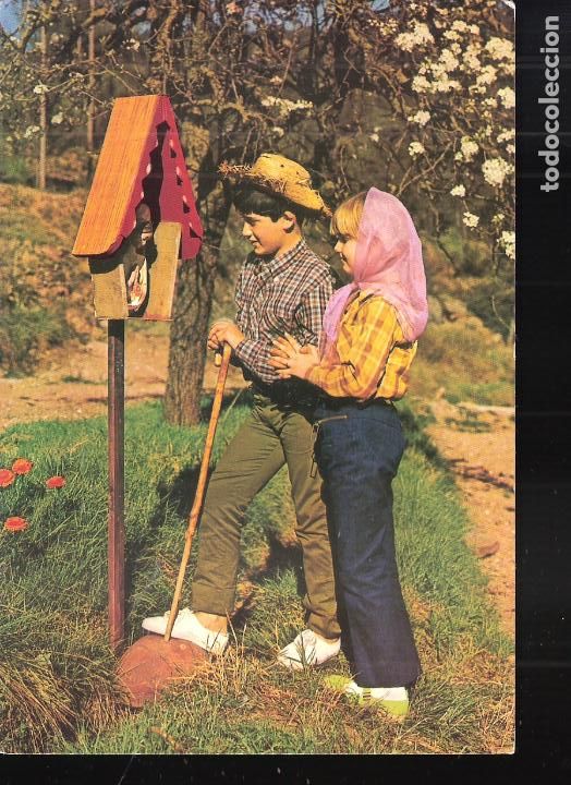 Postales: Ni&ntilde;os rezando. Catalu&ntilde;a pintoresca. - Foto 1