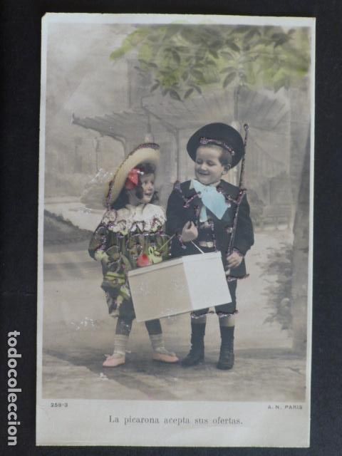 Postales: NI&Ntilde;OS ELEGANTE POSTAL - Foto 1