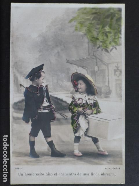 Postkarten: NI&Ntilde;OS ELEGANTE POSTAL