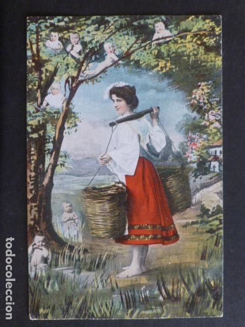 Postales: MUJER BEBES POSTAL - Foto 1