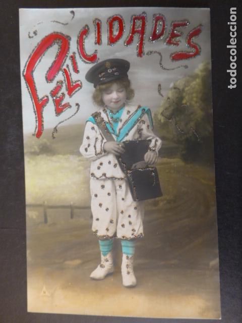 Postales: NI&Ntilde;O CARTERO POSTAL - Foto 1