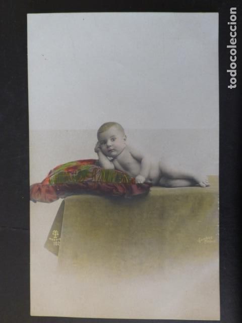 Postales: BEBE ENTRE COJINES POSTAL - Foto 1