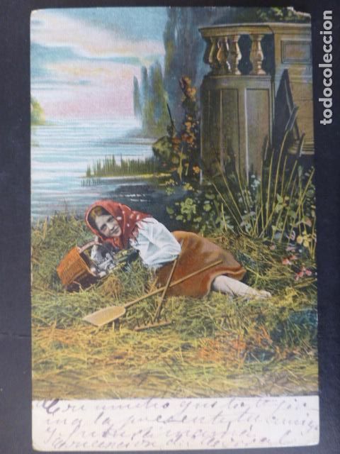 Postales: NI&Ntilde;A CAMPESINA POSTAL - Foto 1